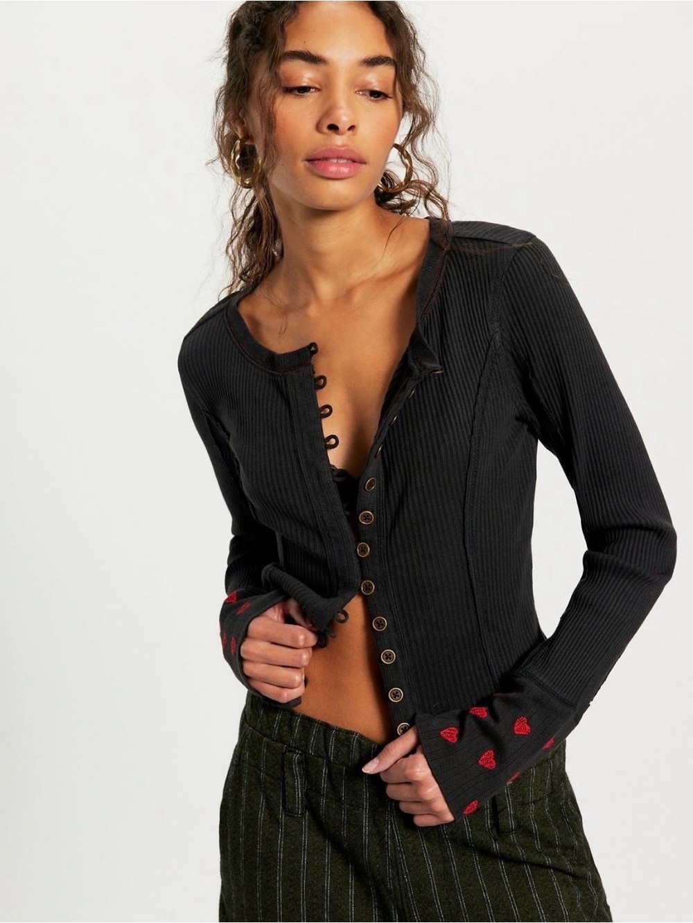 We The Free Daria Cuff Cardi